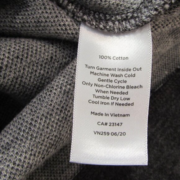 T by Talbots 100% Cotton Cowl Neck Pullover Sweater Lower Side Zip Size Medium - Picture 4 of 13